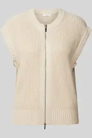 Opus Gilet met gebreide look, model 