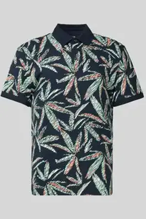 TOM TAILOR Regular fit poloshirt van een mix van katoen en elastaan