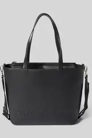 Marc O’ Polo Shopper met leerlook