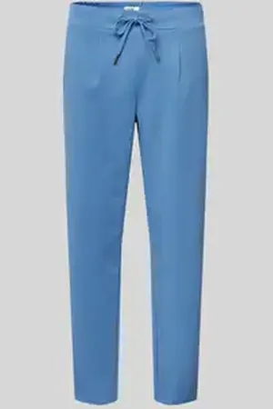 B YOUNG Tapered fit broek met bandplooien, model 