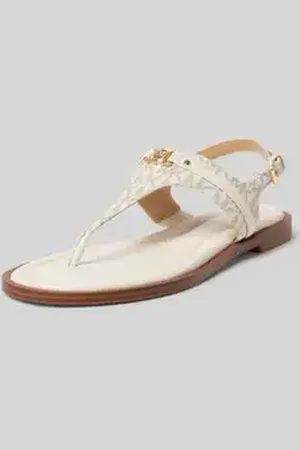 Michael Kors Teenslippers met bevestigingsriempjes, model 