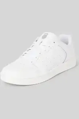 K-Swiss Leren sneakers met logoprint, model 