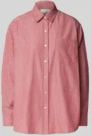 Neo Noir Overhemdblouse met knoopsluiting, model 