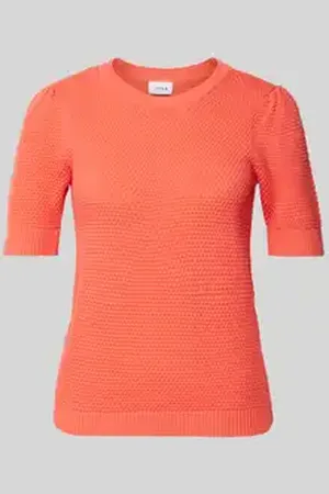 VILA Gebreide pullover met ribboorden, model 