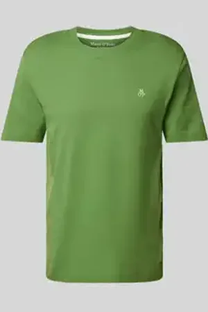 Marc O’ Polo Regular fit T-shirt van puur katoen met logoprint