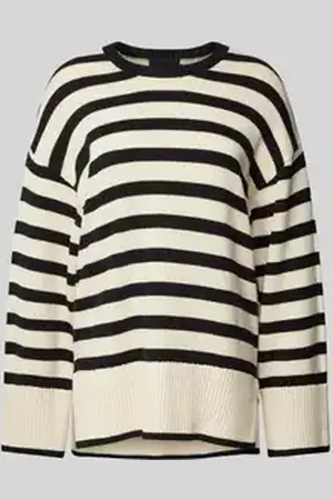 Pieces® Comfort fit gebreide pullover van zuiver katoen, model 