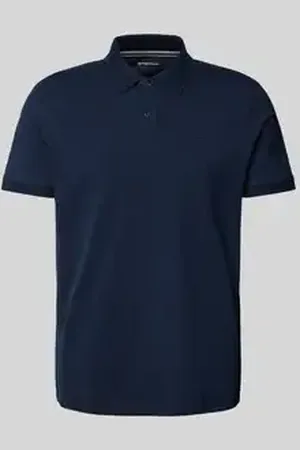 TOM TAILOR Regular fit poloshirt van katoen-piqué met logostitching