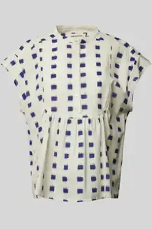 Lollys Laundry Relaxed fit blousetop met opstaande kraag, model 
