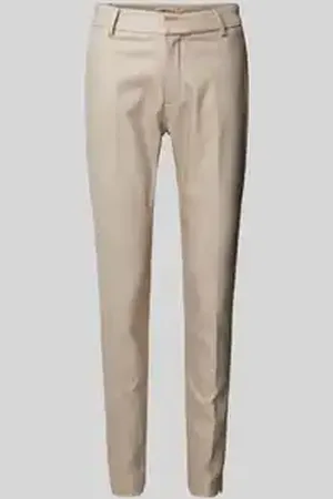 Mos Mosh Slim fit stoffen broek met steekzakken, model 