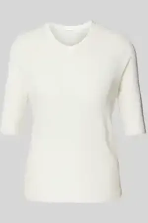 Christian Berg Gebreide pullover met geribde ronde hals