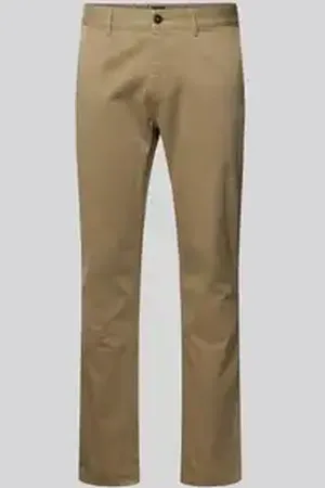 HUGO BOSS Slim fit chino met Franse steekzakken