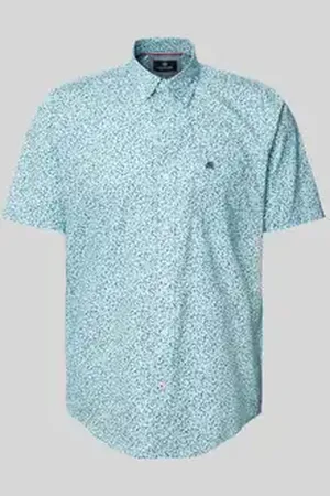 Lerros Regular fit vrijetijdsoverhemd met labelstitching
