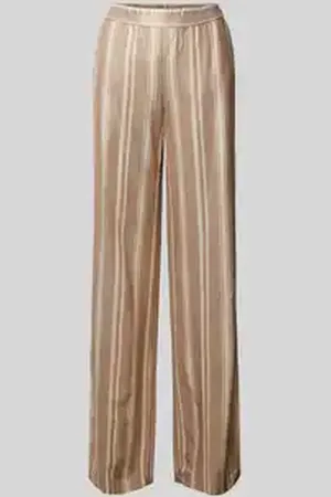 Rosner Wide leg stoffen broek met elastische band, model 