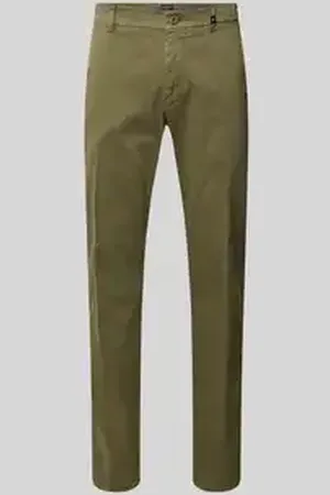 Strellson Slim fit chino met logo-applicatie, model 