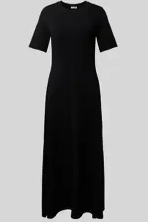 Marc O’ Polo Slim fit jersey-jurk met ronde hals