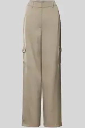 Betty Barclay Wide leg cargobroek met riemlussen