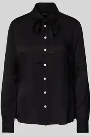 Seidensticker Overhemdblouse van viscose met strikdetail