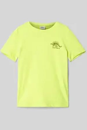 QS by s.Oliver Regular fit T-shirt met katoen en dinoprint