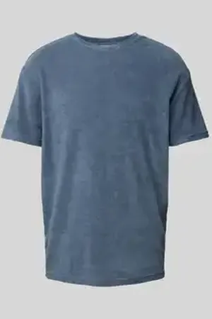 Only & Sons T-shirt met geribde ronde hals, model 