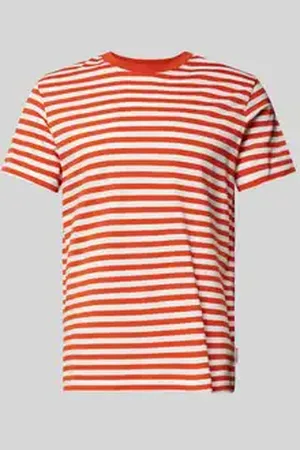 Marc O’ Polo Regular fit T-shirt van puur katoen met streeppatroon