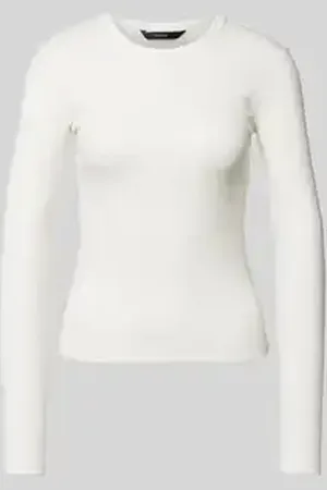 VERO MODA Slim fit shirt met lange mouwen met katoen, model 