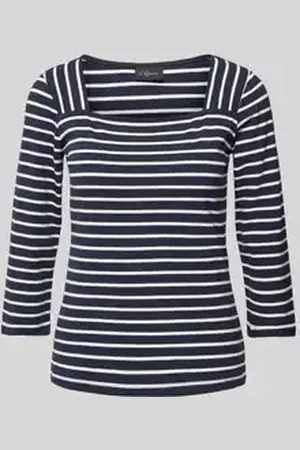 QS by s.Oliver Regular fit shirt met 3/4-mouwen
