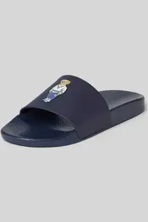 Ralph Lauren Slippers met motiefpatch