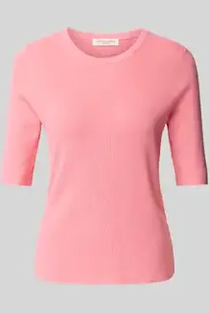 Christian Berg Gebreide pullover met geribde ronde hals