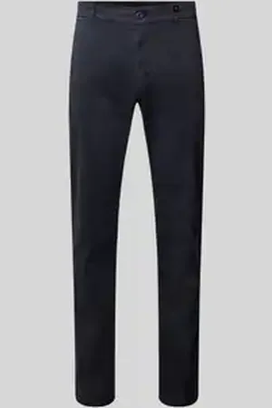 Strellson Slim fit chino met logo-applicatie, model 