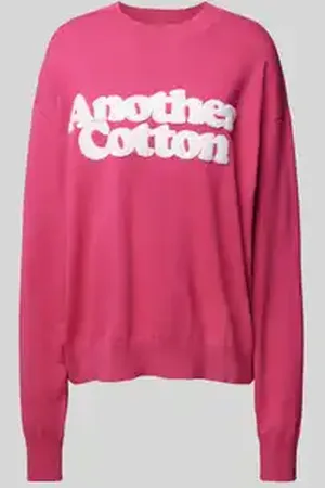 Another Cotton Lab Oversized gebreide pullover met labeldetail