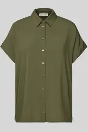 Christian Berg Regular fit overhemdblouse met kapmouwen