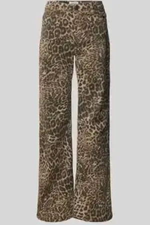 Gang Flared stoffen broek met steekzakken, model 