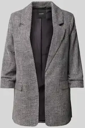 VERO MODA Regular fit lange blazer met plooien, model 