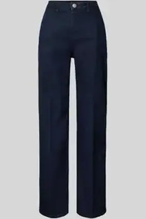 Opus Straight leg jeans met riemlussen, model 