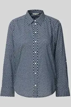 TOM TAILOR Regular fit overhemdblouse met katoen