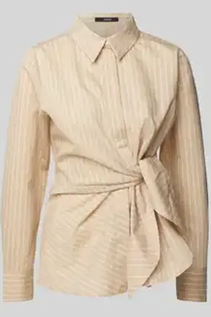 Someday Regular fit overhemdblouse met strikceintuur, model 