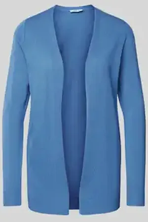 QS by s.Oliver Comfort fit gebreid jack van een mix van katoen en viscose