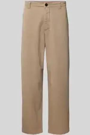 ANNARR Straight leg chino met riemlussen, model 