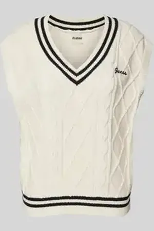 Guess Gebreide spencer met labelstitching