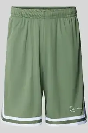 Karl Kani Korte baggy fit broek met structuurmotief