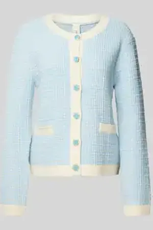 Y.A.S Cardigan met structuurmotief, model 