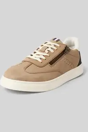 Bugatti Sneakers met labeldetails, model 