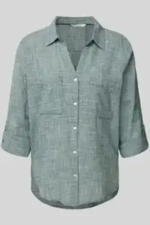 TOM TAILOR Regular fit overhemdblouse van puur katoen