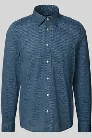 Marc O’ Polo Shaped fit vrijetijdsoverhemd van premium kwaliteit