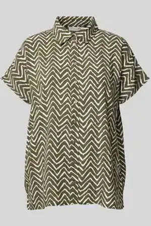 Christian Berg Relaxed fit blouse met kapmouwen