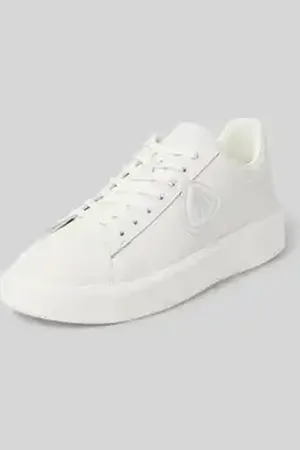 Blauer Sneakers met labeldetail, model 