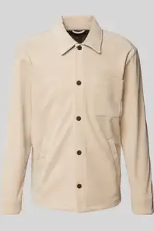 Matinique Slim fit overhemdjack met borstzak 