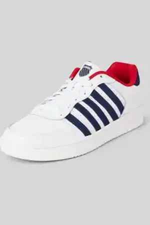 K-Swiss Leren sneakers met logoprint, model 