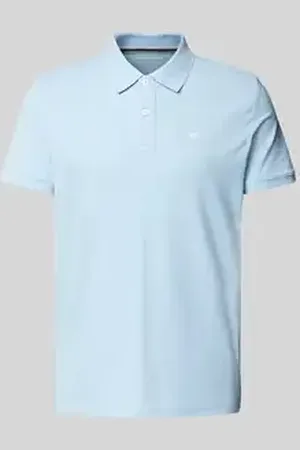 TOM TAILOR Regular fit poloshirt van katoen-piqué met logostitching