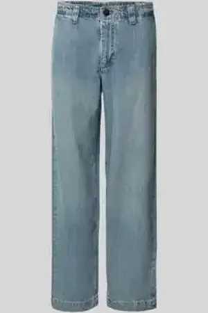 ANNARR Straight leg jeans met riemlussen, model 